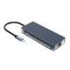 ORICO 6 Port 3 x USB3.0,1 x HDMI,1 x RJ45,1 x Type-C Transparent Hub - Grey - Image 3